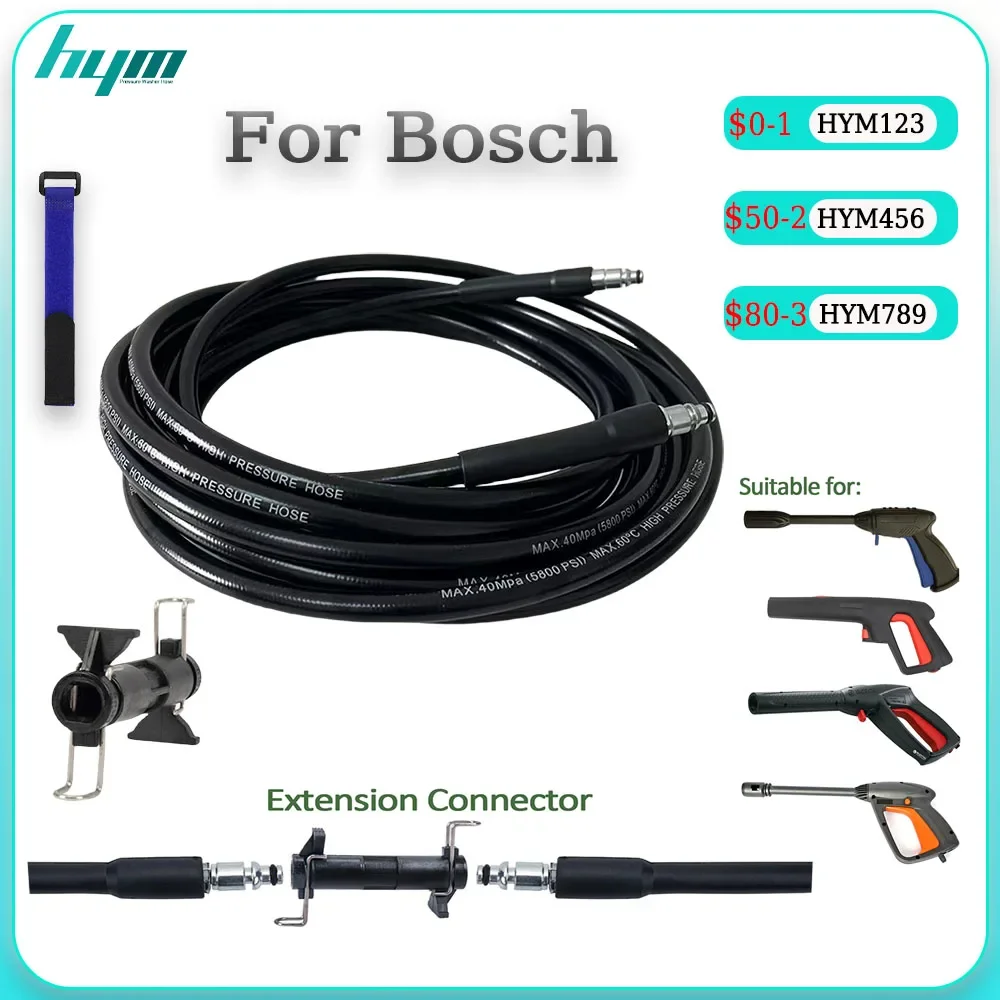 0.5-30 Meter Car Washing Machine Hose Washing Hose Car Washing Machine Extension Hose Suitable for Bosch/AR/Bush/Black&Decker