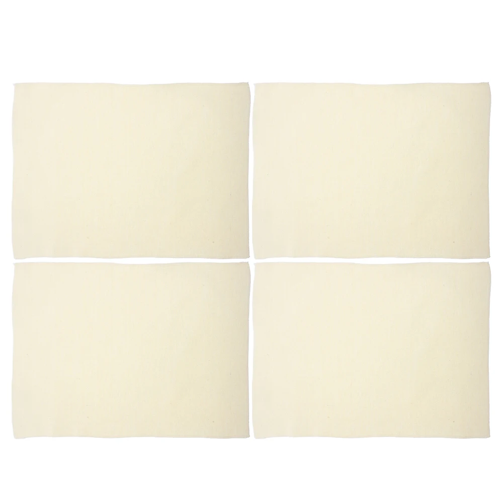 

4pcs Bread Proofing Cloth Reusable Cotton Baguette Baking Towels Easy Clean Nonstick Surface Ideal French European Dough