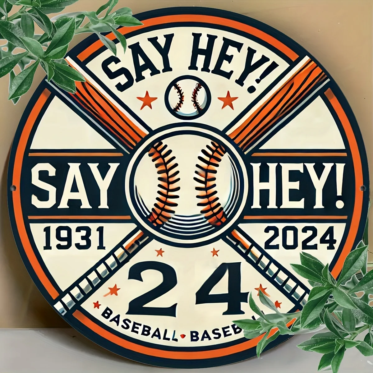 1pc of 8 X 8 Inch (20 X 20 Cm) Mays Willie Tribute San Francisco Novelty Sign - a Metal Tin Sign for Baseball Fans - Perfect for