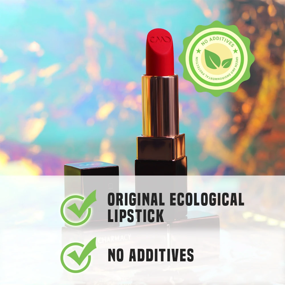 CHARMACY Moisturizing Luxury Velvet Lipstick Waterproof Long-lasting High Quality Korean Lipsticks Lip for Women Makeup Cosmetic