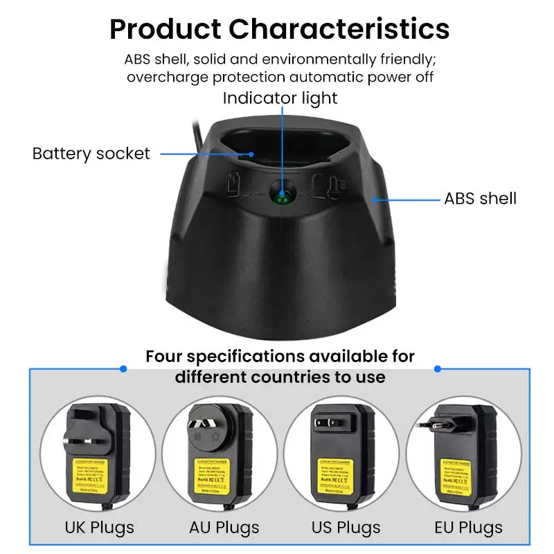 30W Lithium Battery Fast Charger Compatible For BOSCH 12V 10.8V Power Rotat Tool GSR120-LI GSB120-LI Electrical Drill Charger