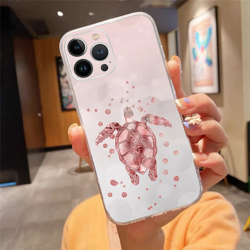 

Sea Turtles Phone Case Carcasa Funda For iPhone 17 Pro Max 17 Air 16 15 14 13 Pro Max 15 16 Pro 15Plus Case