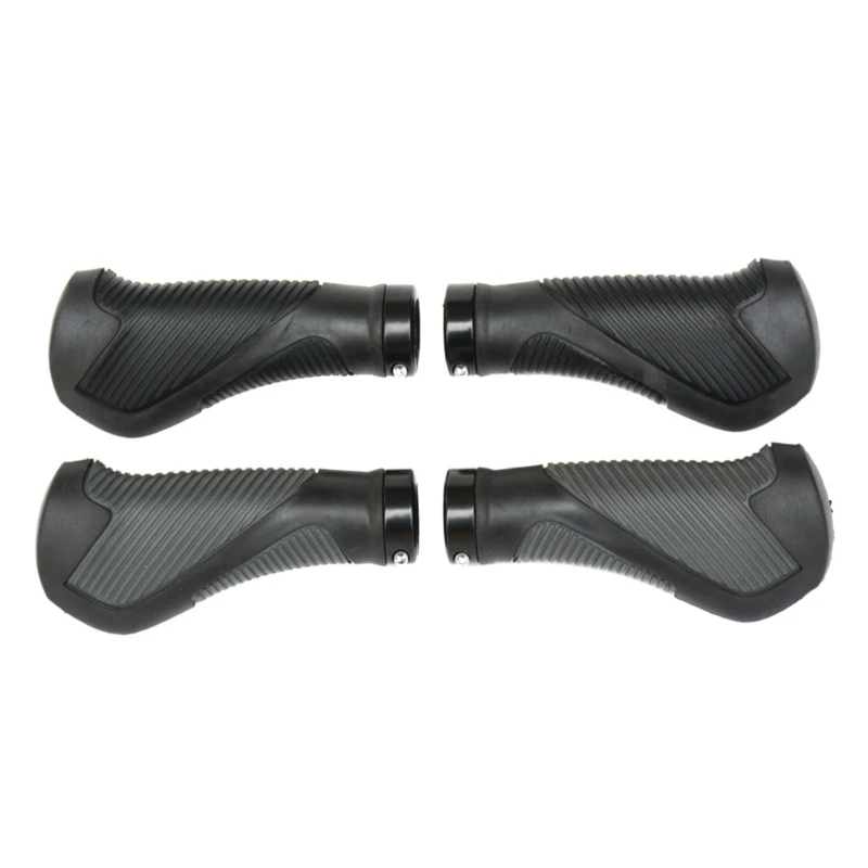 Mountain Bike Handlebar Grips Cycling Handlebar Sleeve with Aluminium Locks Nonslip Cycling Handle Grips Easily Install