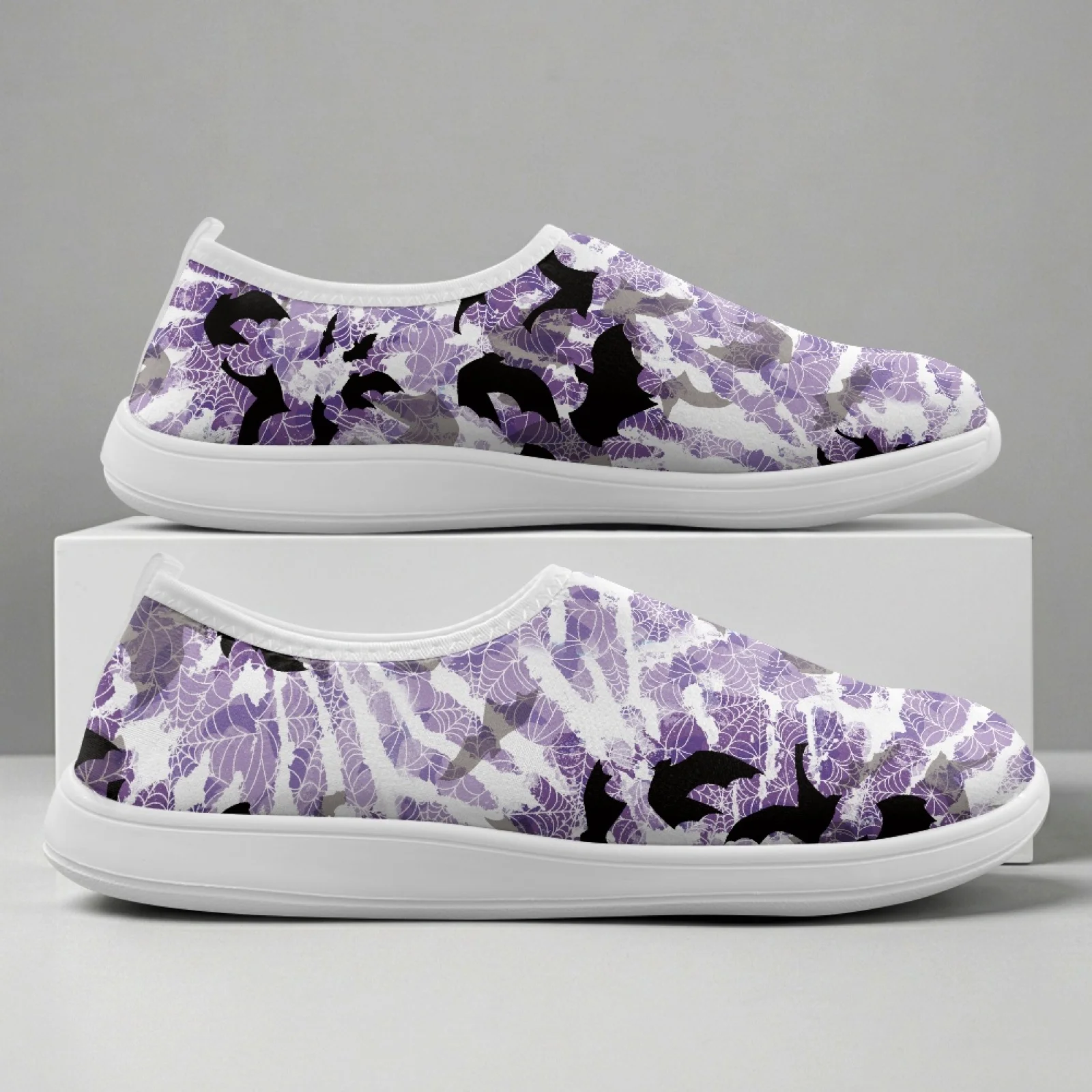 XIXIRIMIDO Women's Slip-on Wide-toed Shoe Nurse Shoes Men's Sneakers Casual Shoes Zapatillas de Mujer Tenis Feminino Halloween
