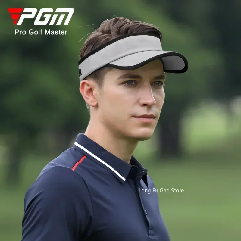 PGM Men's Golf Caps  Top Bucket  Hats Sun Protection Shade Breathable Male Casual Cap Moisture Wicking Sun Hat MZ045