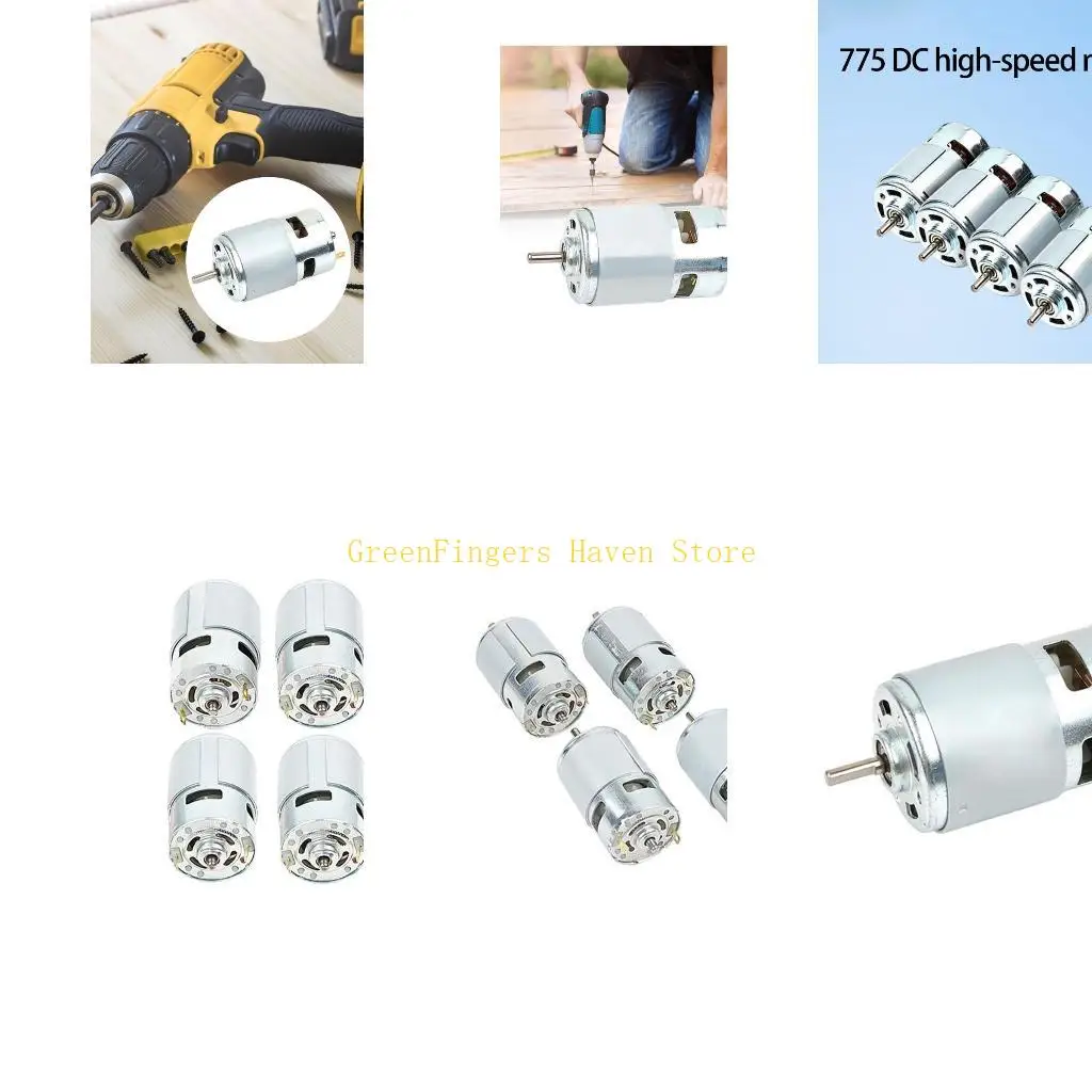 F68D Efficient 775 Motor 12000RPM High Power Output Ball Bearing Design For Model Generators And DIY Applications