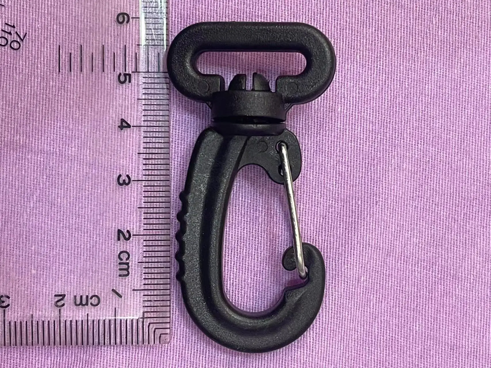 Plastic Swiveling Snap Hooks For 20mm Strap  Lobster Claw Clasps 360 Swivel Snap Hooks for Weave Lanyard Backpack Webbing Paraco