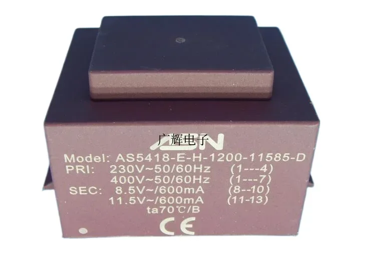 Brand new original ASN Transformer AS5418 12VA input 0-230V-400V output 8.5V 11.5V replace B1406090 B 1406090