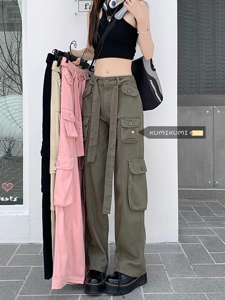 Frauen plüsch hosen hohe taille gerade hosen overalls schwarz dünne herbst winter lose breite bein hosen casual hosen