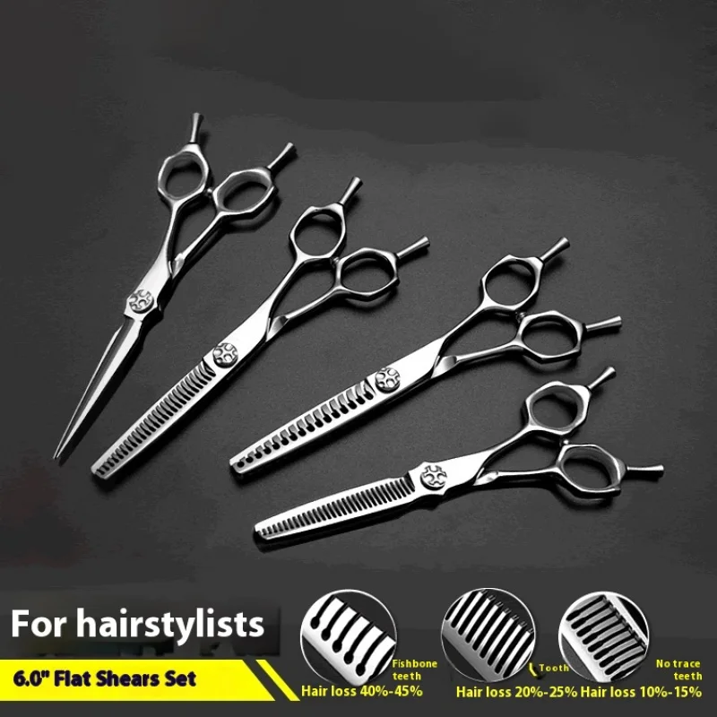 japan440c-forbici-da-parrucchiere-professionali-di-fascia-alta-da-barbiere-da-6-pollici-forbici-per-capelli-a-taglio-dritto-per-diradamento