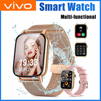 VIVO Smart Watch  Android iPhone 2.01 Inch HD Display Answer Make Call Message Preview Sport Modes DIY Dial Weather Forecast For