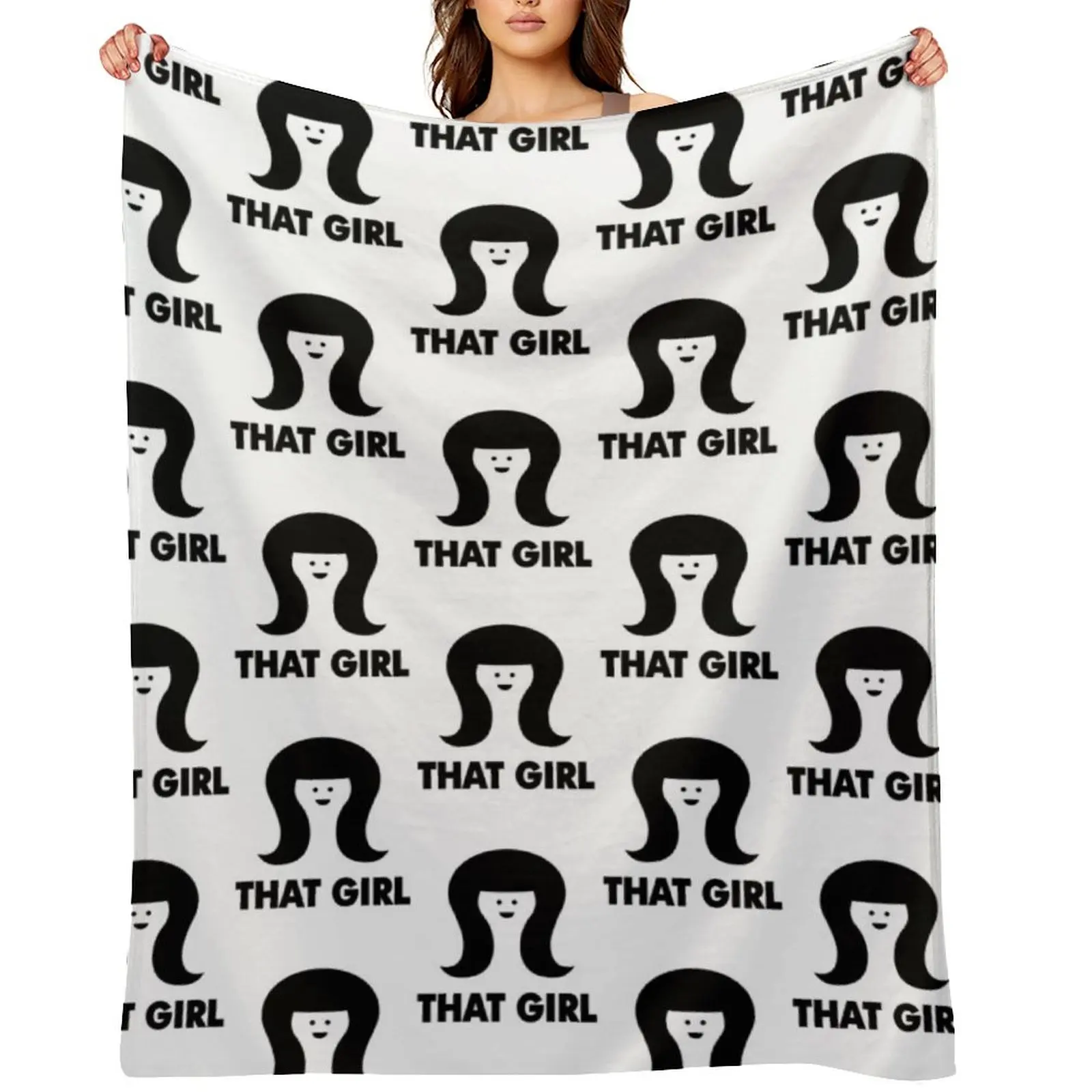 

THAT GIRL Throw Blanket Sleeping Bag blankets and throws funny gift sofa bed Blankets