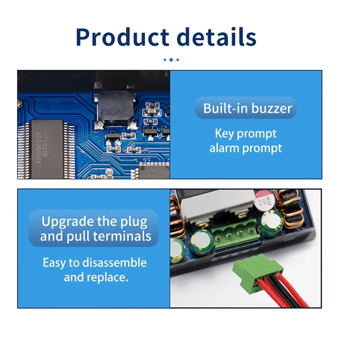 New SK120 CNC Buck-Boost DC Adjustable Power Supply Constant Voltage and Constant Current Solar Charging Module