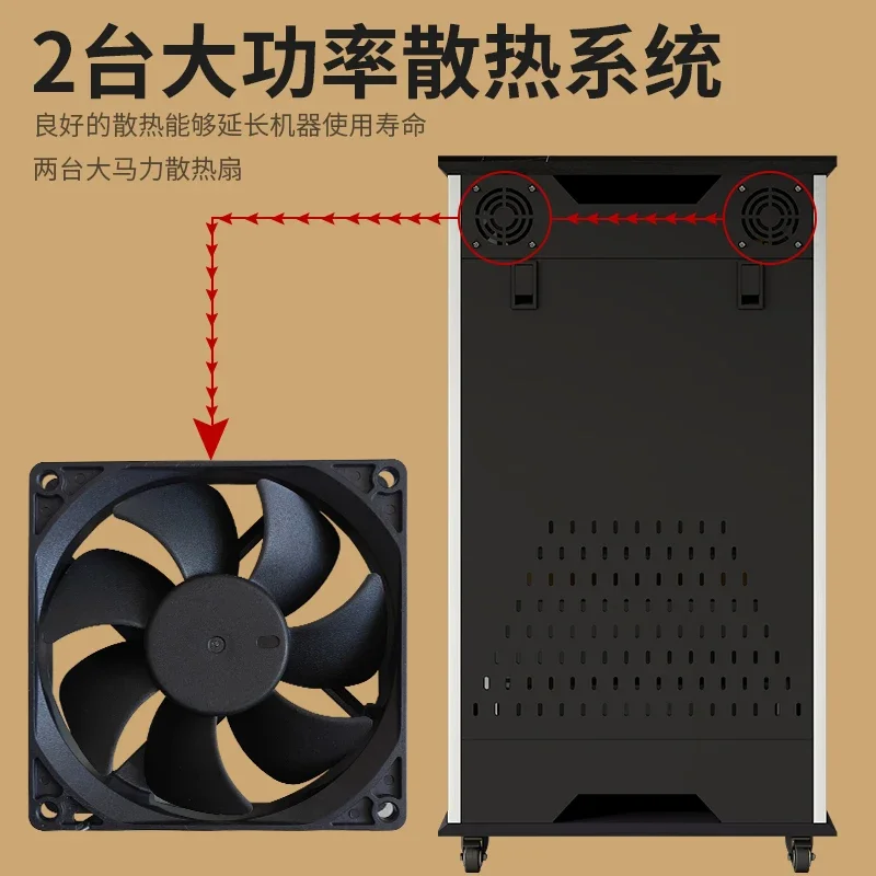 Power amplifier cabinet Professional audio cabinet Cinema power amplifier rack KTV equipment cabinet with U-strip