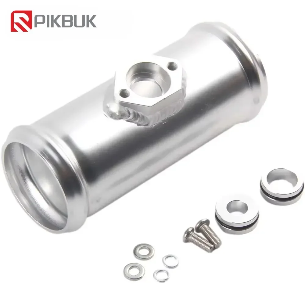 

2.5" 63mm Aluminum Flange Pipe With Adapter Fits For Jetta Golf Beetle A4 MK4 1.8T Map Sensor Flange