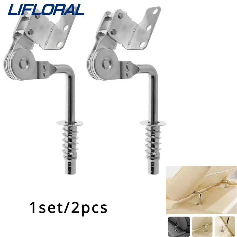 

1Set/2Pcs Modern Simplicity Headrest Hinge Sofa E-Sports Chair Adjustable Function Pillow Hinge Multi-Gear Adjusting Hardware