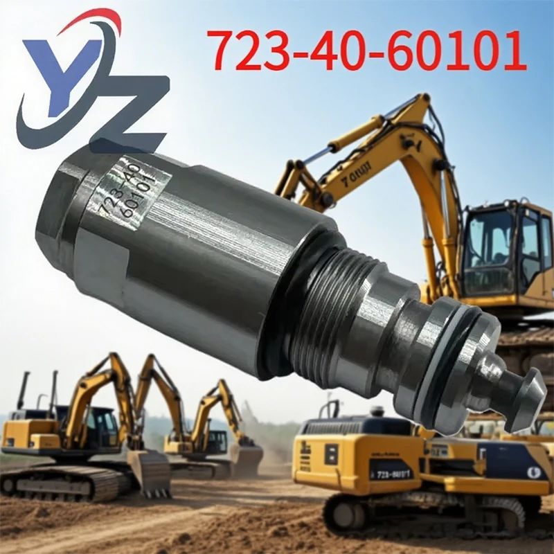 

723-40-60101 Excavator Overflow Valve PC200-6LS PC200-6 Main Relief Valve for Komatsu 7234060101