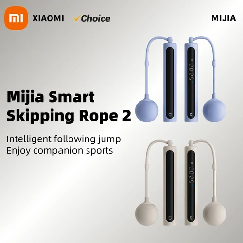 Imagen 1 del producto Xiaomi Mijia-cuerda para saltar inteligente, 2 contadores digitales, cálculo de calorías ajustable, deporte, ejercicio físico, perder peso, CN