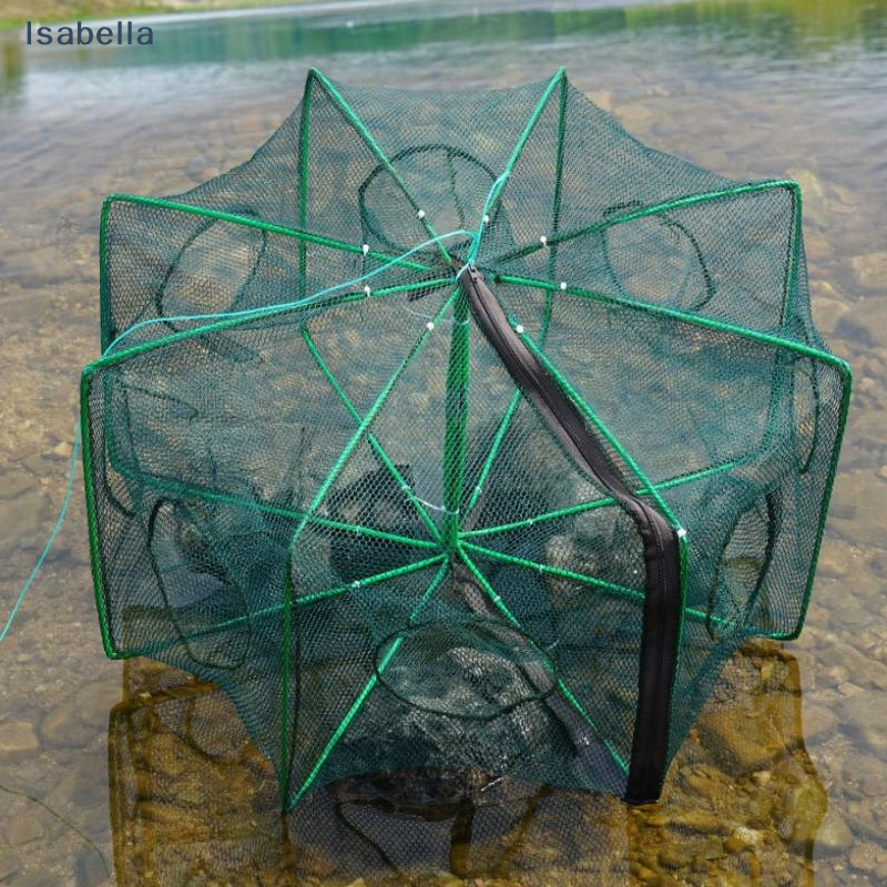  ❀6 Holes Mesh For Fishing Net/Tackle/Cage Folding Crayfish Catcher Casting/Fish Network Crab/Crayfish/Shrimp/Smelt/Eels Traps 
