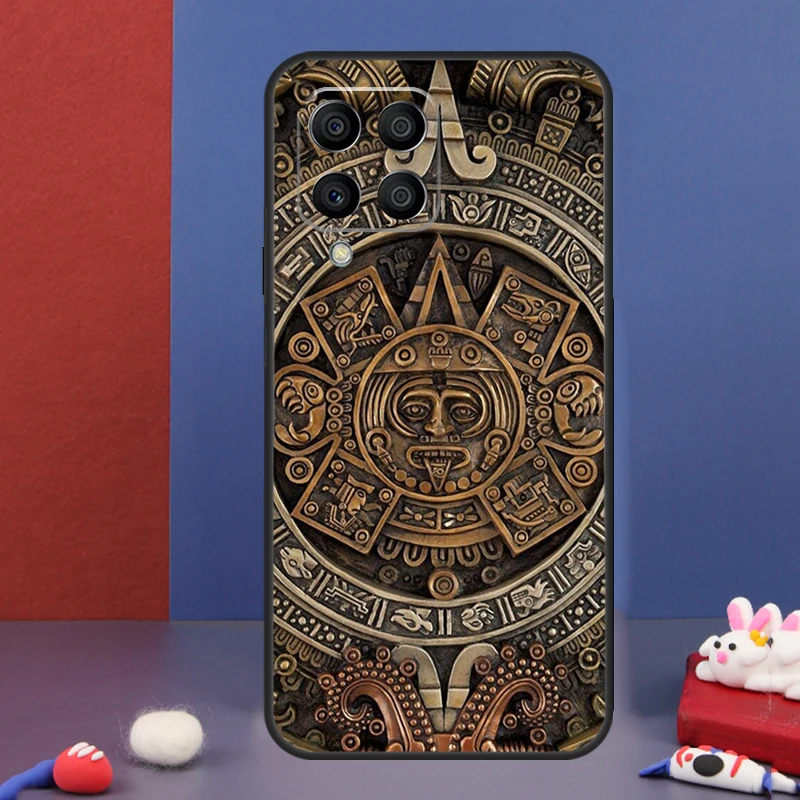 Mayan Calendar Case For Samsung Galaxy M12 M32 M52 M13 M23 M33 M53 M14 M34 M54 M30s M21 M31 M51 M20 Cover