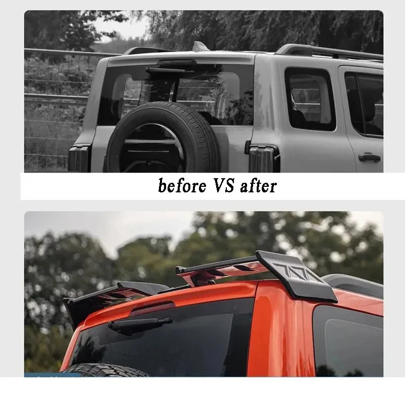 High Quality Roof Spoiler Tail Wing Exterior Mod Parts Suitable