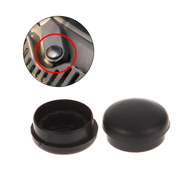 2Pcs DIY Accessories Front Windshield Wiper Arm Head Nut Cap Bolt Cover For Passat B5 B6 B7 Golf MK4 MK5 MK6 MK7