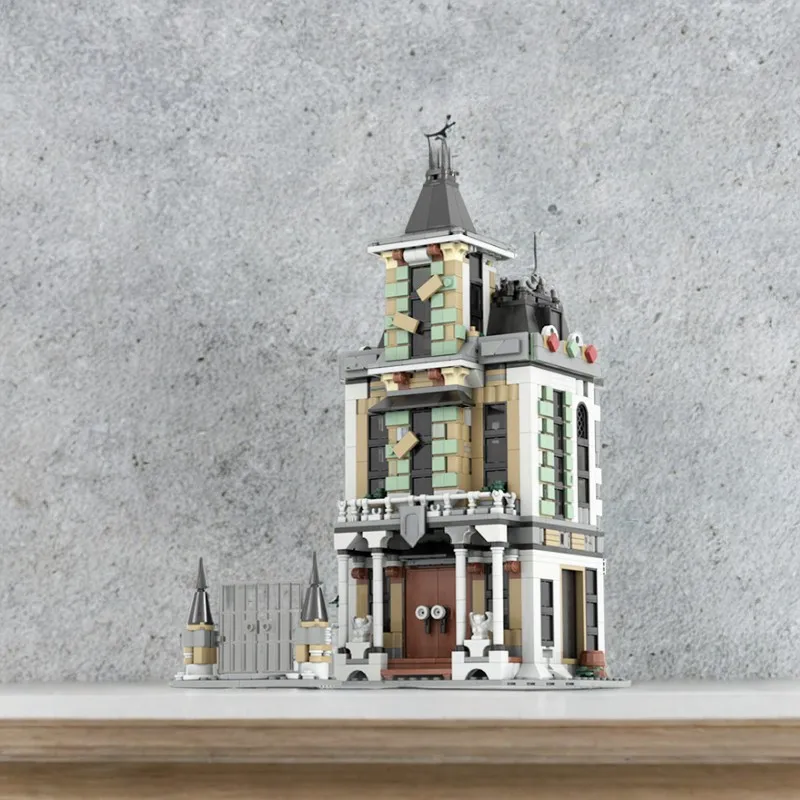 

1252PCS Moc Haunted Mansions - Alternates Build of Malfoying Manors Building Blocks Toy Birthday Gift for Boys Girls