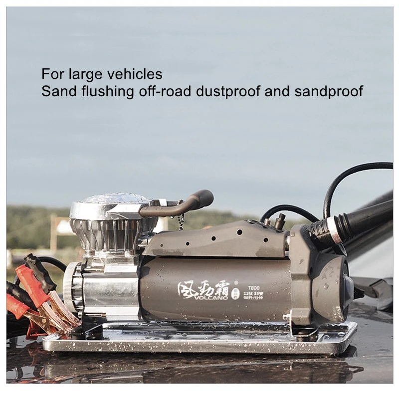 Car inflatable pump 12v large off-road vehicles farm vehicles pickup truck tire pressure high-power pump