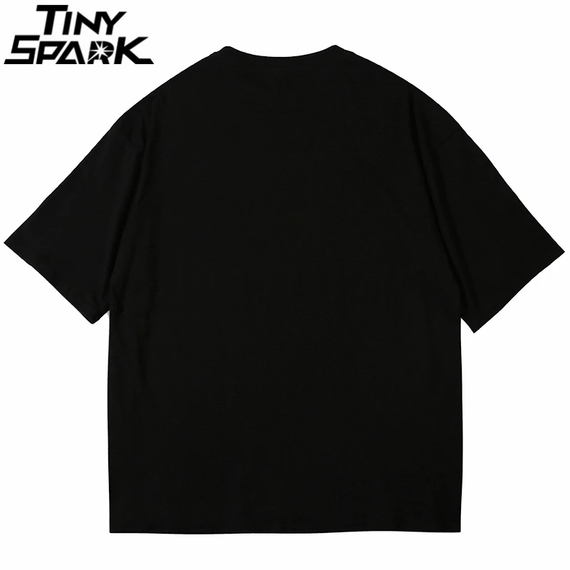 Men Hip Hop Streetwear T Shirt Eyes World Graphic Harajuku T-Shirt Cotton Casual Tshirt Summer Short Sleeve Tops Tees Black