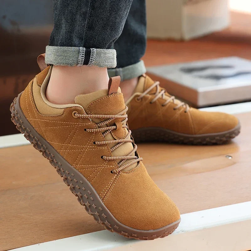 

Outdoor Men's Barefoot Shoes Comfort Women Casual Shoes Lightweight Breathable Climbing Shoes Zero Soles Wide Toe Walking Shoes