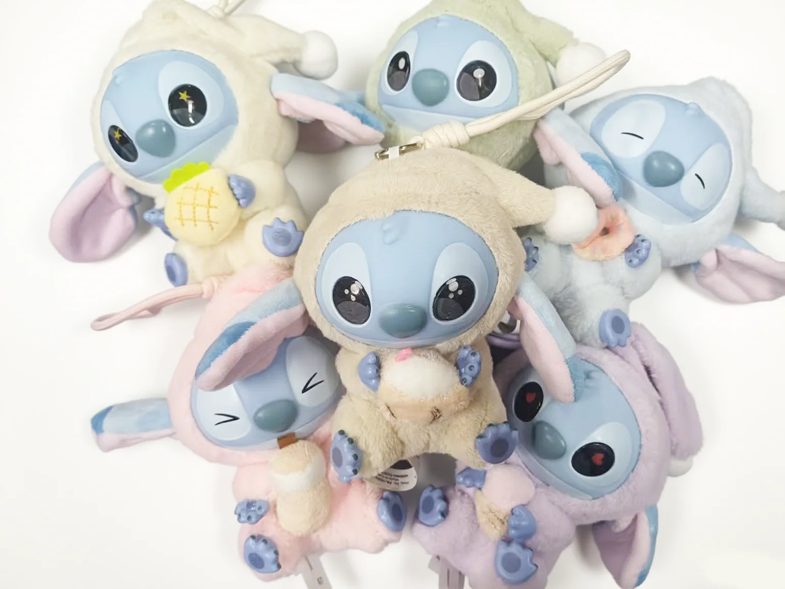 Stitch Blind Box kawaii sleutelhanger rugzak hanger Schattige pop sleutelhanger ornament Mystery Box verrassing speelgoed meisje cadeau anime figuren