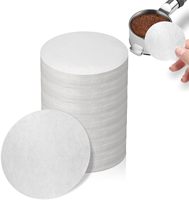 500 Pcs Coffee Paper Filter ，58 mm Unbleached Espresso Filter Puck Screen Portafilter Paper Compatible with Breville Barista, Mr