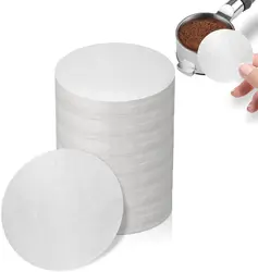 500 Pcs Coffee Paper Filter ，58 mm Unbleached Espresso Filter Puck Screen Portafilter Paper Compatible with Breville Barista, Mr