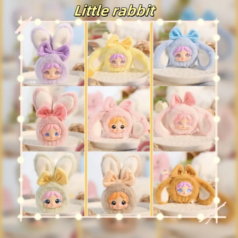 

Новая серия кролика Эми, милая кукла, кулон, сумка, украшение, детская коллекция игрушек, модель, орнамент, подарок на день рождения для девочки