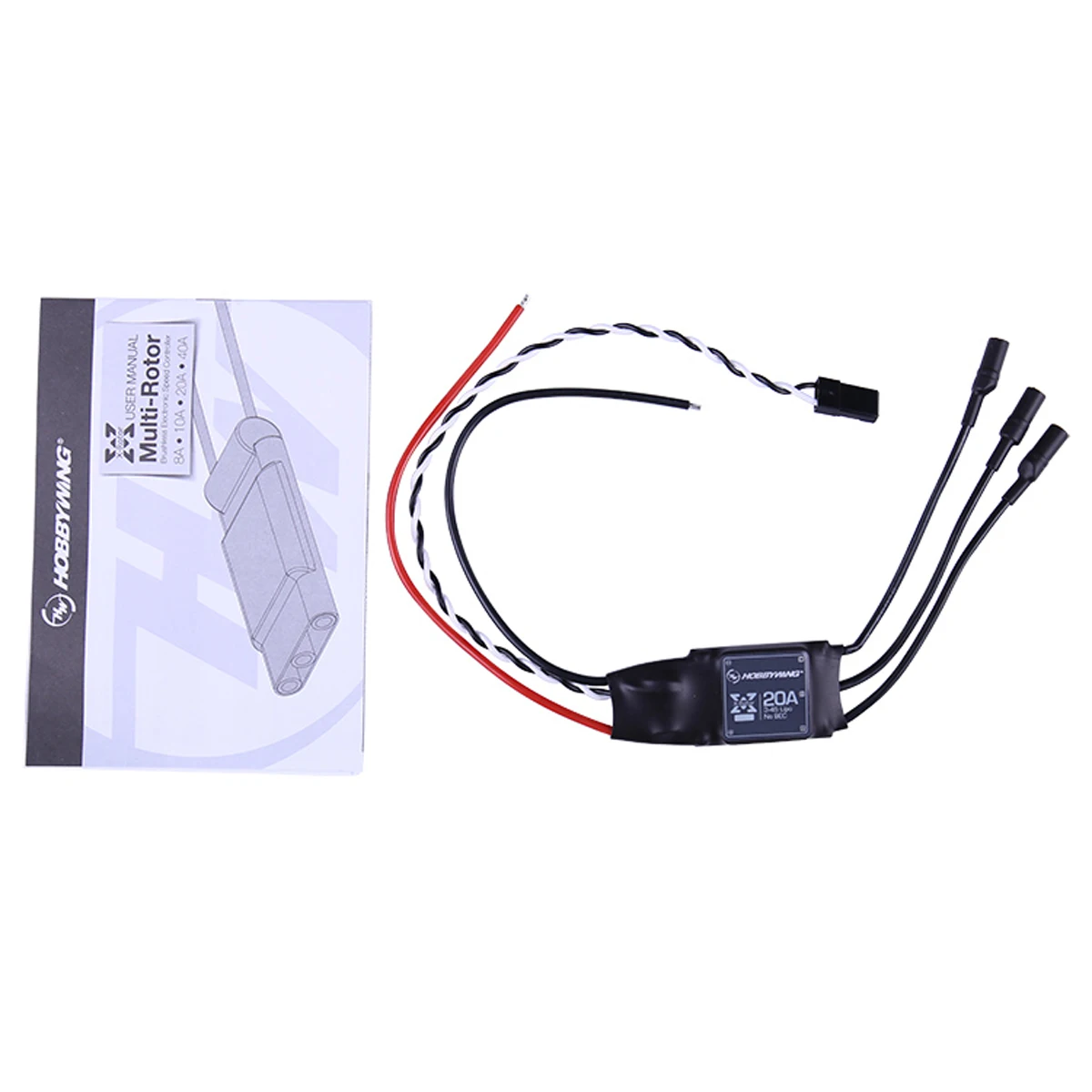 1pcs Hobbywing XRotor X-Rotor 20A OPTO Brushless ESC 3-4S 14G Asia-pacific Version For 330 450 500 550 Quadcopter