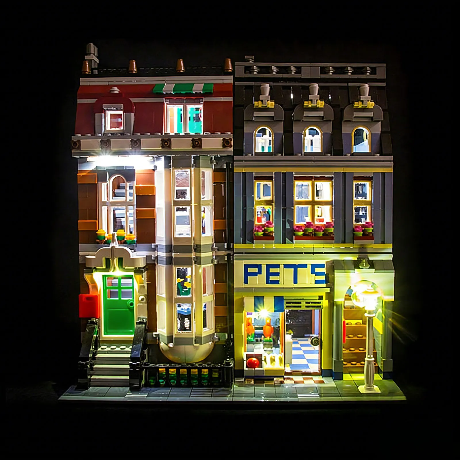 

Комплект светодиодного освещения LYBMTWF, совместимый с конструктором Lego 10218 Pet Shop (не включает модельные блоки)