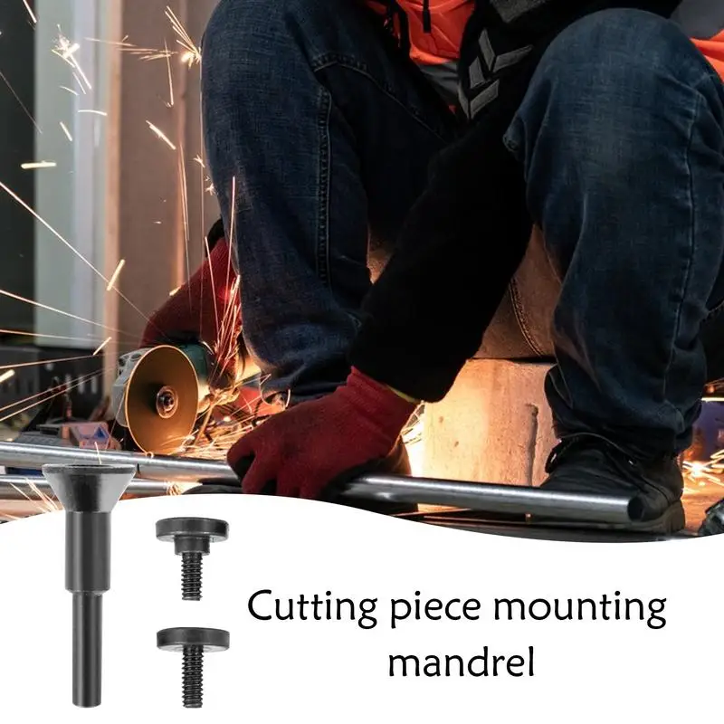 Cut-Off Wheels Mandrel Kit 3 Pieces Die Grinder Rotary Tool Angle Grinder Attachments Wear-Resistant Die Grinder Arbor Cut-Off