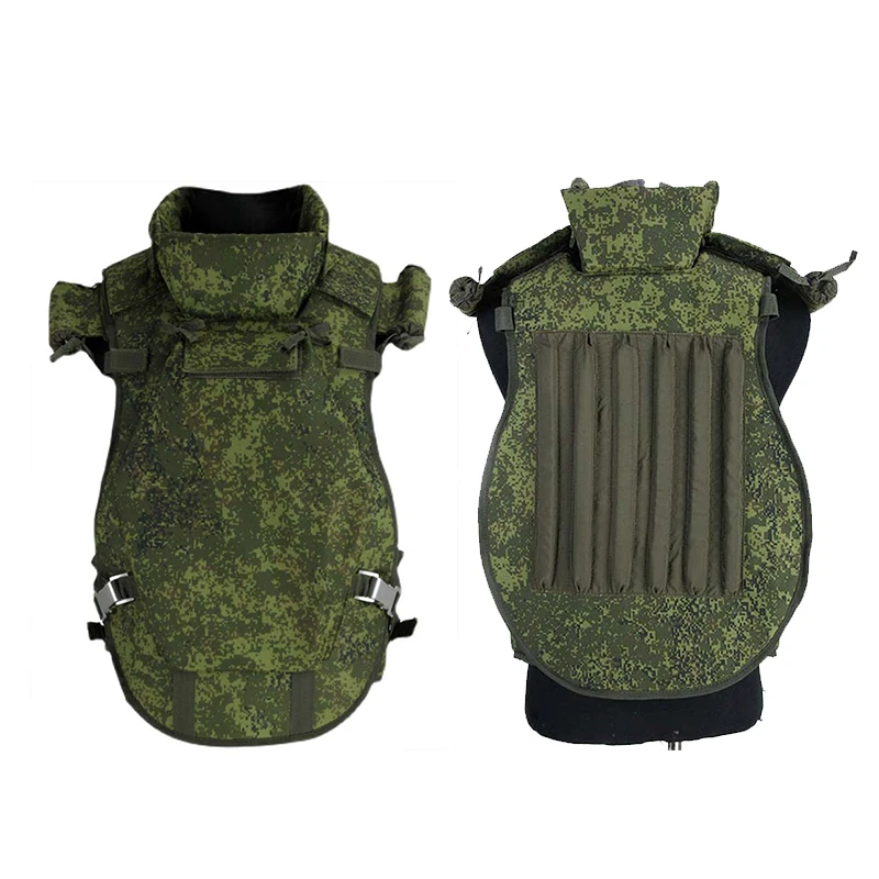 

Russian 6b13 Tactical Vest Outdoor Hunting Bulletproof Vest EMR Camouflage Soldier Cosplay Props EVA Soft Rubber Linin