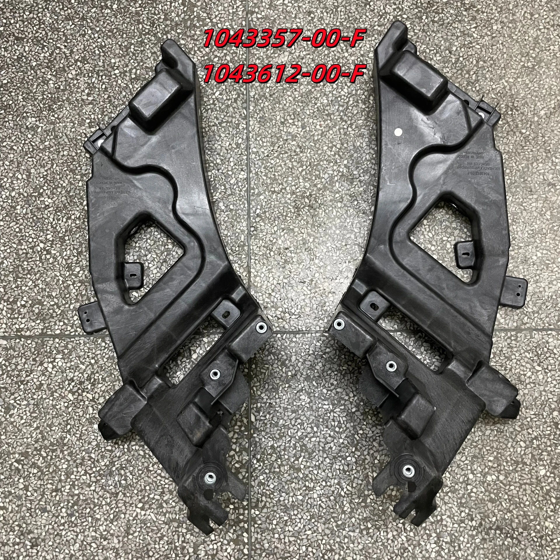 

Fit for Tesla Model X Headlamp Support Bracket 2015-2021 OEM# 1043357-00-F 1043612-00-F Headlight base Model X Headlight bracket