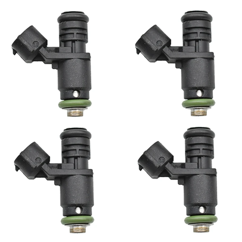 4Pcs/Lot Car Fuel Injectors Nozzle 03E906031C Fit For Volkswagen Polo 6R 1.2 Ez.2010 03E 906 031 C Replacement Parts Accessories