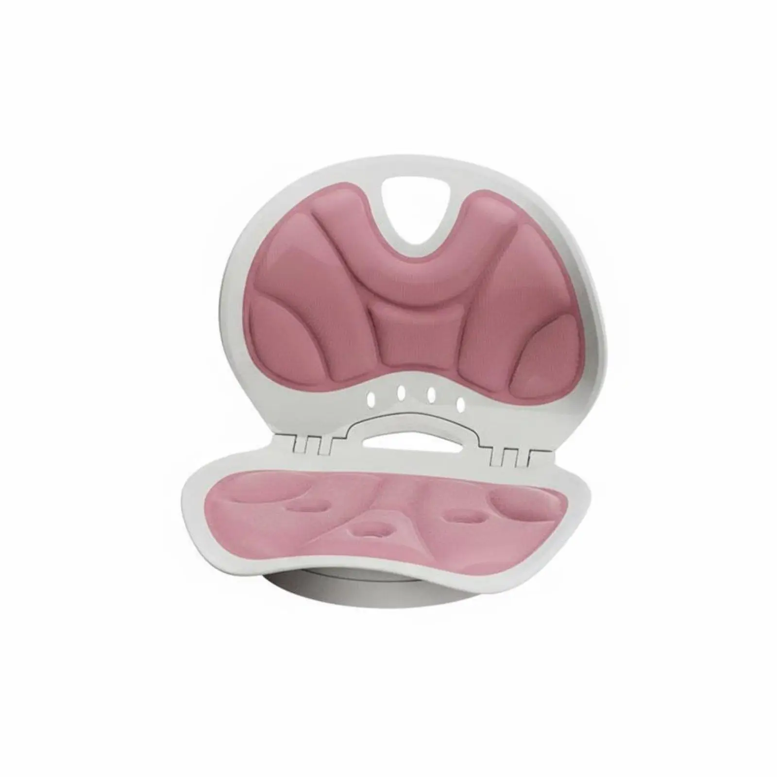 Foldable Support Cushion Breathable Ergonomic Back Support Lightweight Foldable Ergonomic Seat Cushion for Office Workers