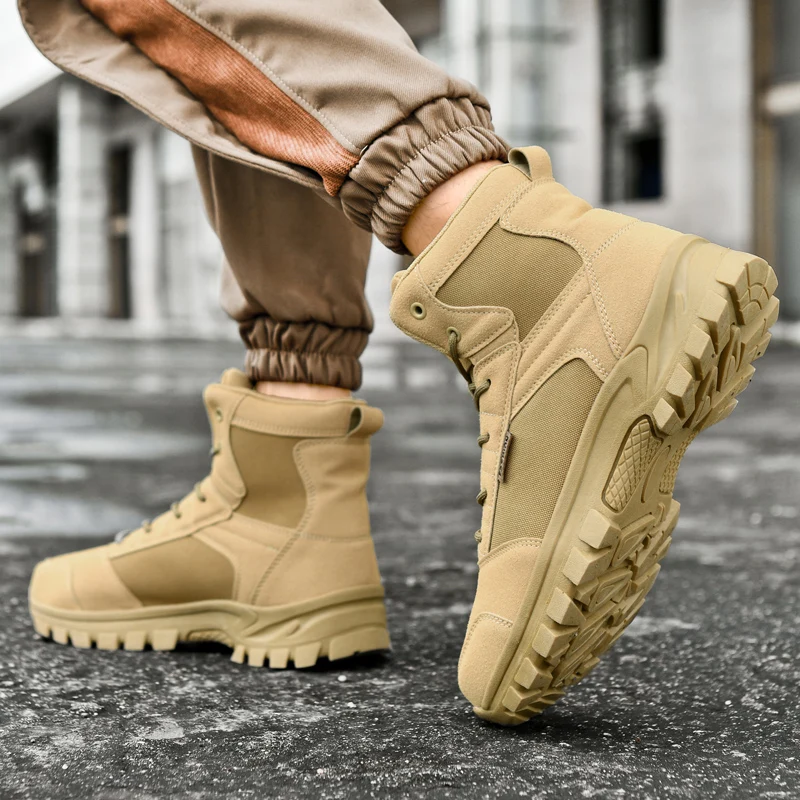 

Men's and Women's Lace Up Breathable Men's Work Boots Desert Boots Hiking Boots Safety Neutral Hunting Boots Motorcycle Boots