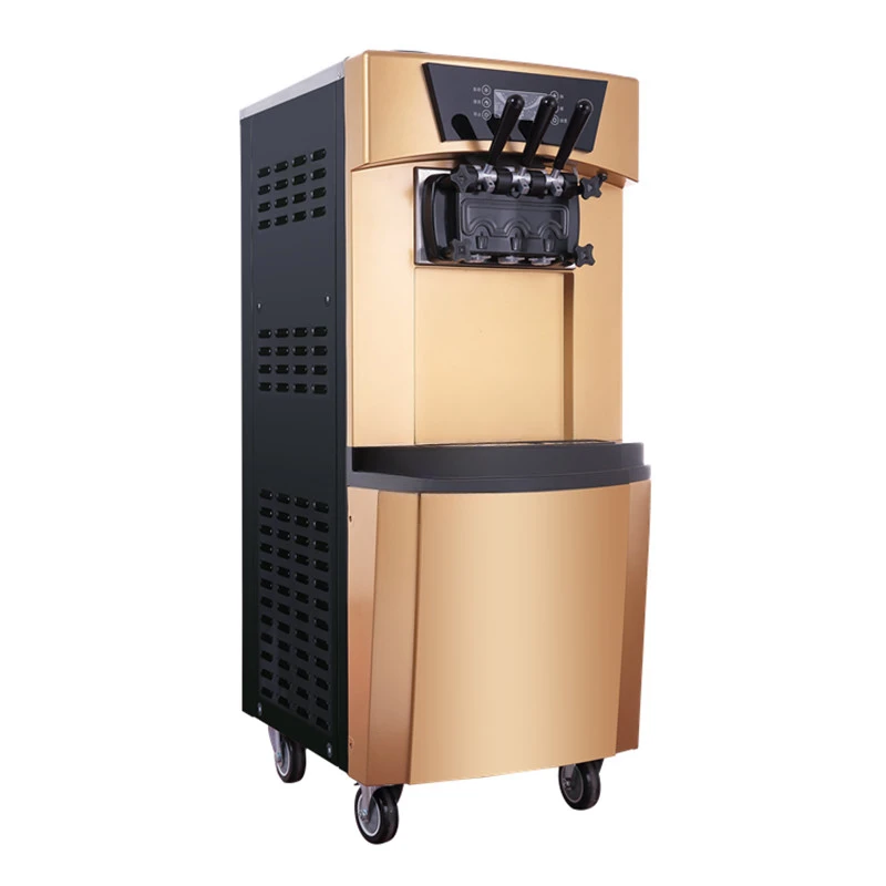 

Customizable Yogurt Soft Ice Cream Machine 3 Flavors 6L*2 Mix Hopper Ice Cream Maker Vending Machine By Sea