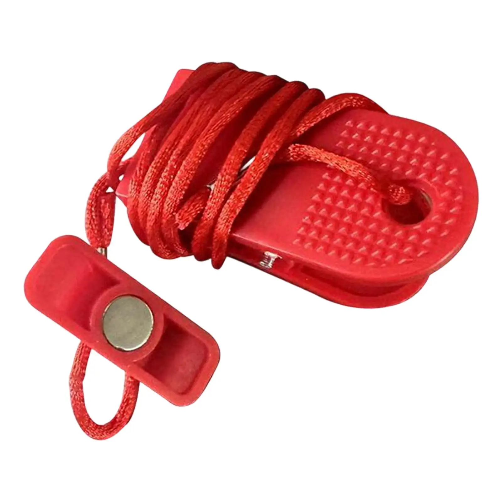 Universal Treadmill Emergency Lock Safe Key Flexible Cord Exercise Accessory for Home Gym Cardio Routine