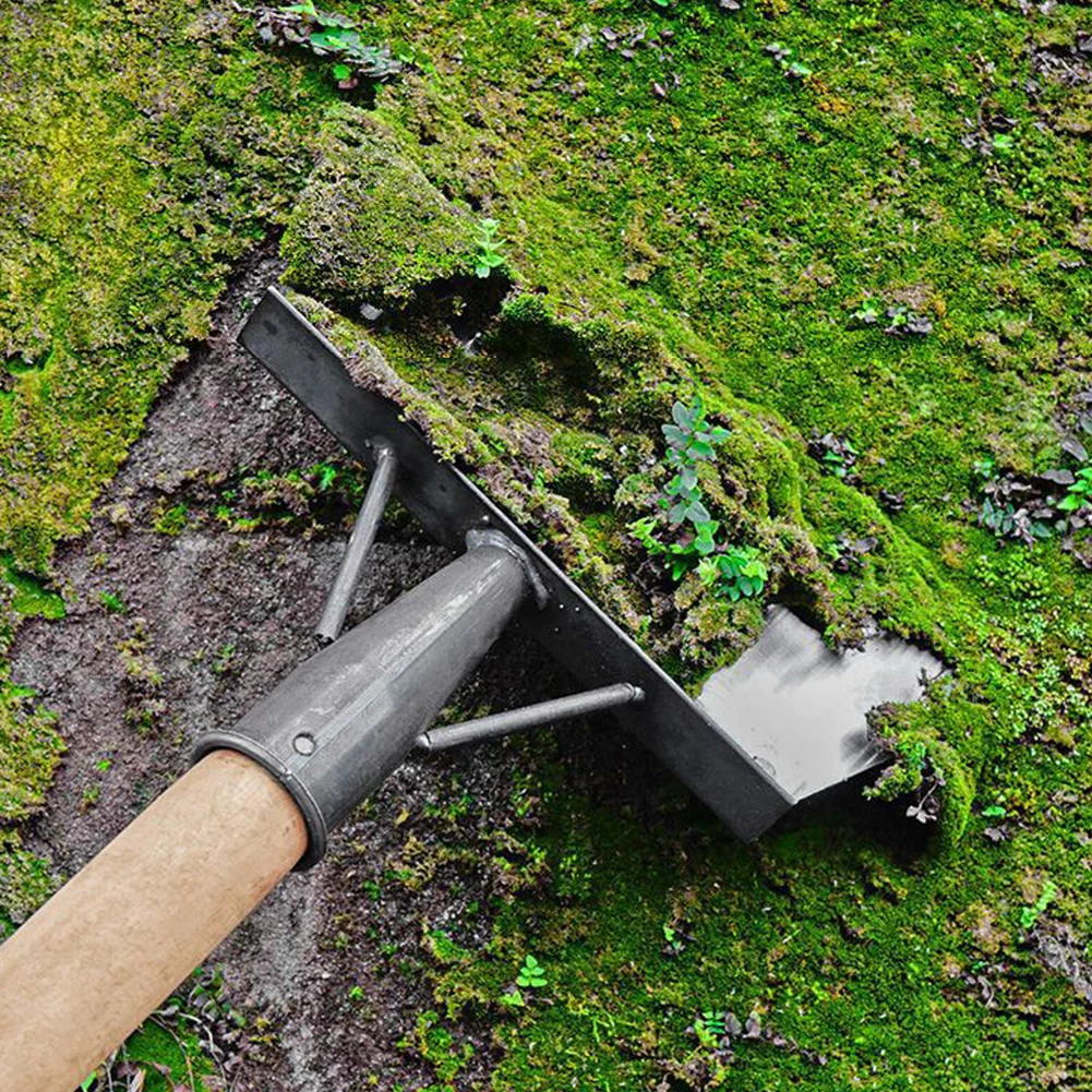 Imagem -06 - Plana de Aço Multifuncional Raspador Resistente à Ferrugem Ervas Daninhas e Plantio Escavação em Camas de Jardim pá