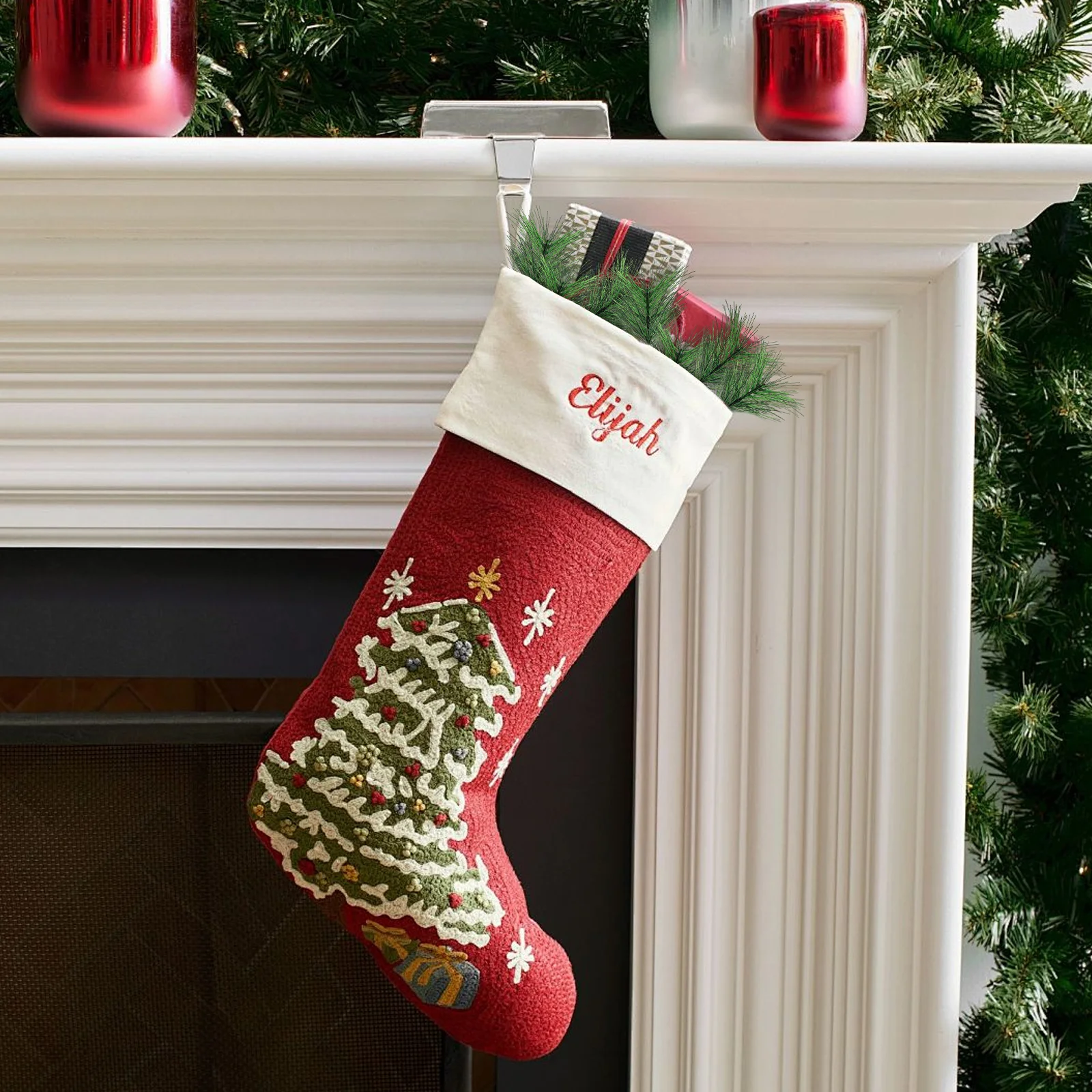 

60 Pcs Greenery Garland Faux Pine Stems Artificial Branches Picks Evergreen Simulated Needles