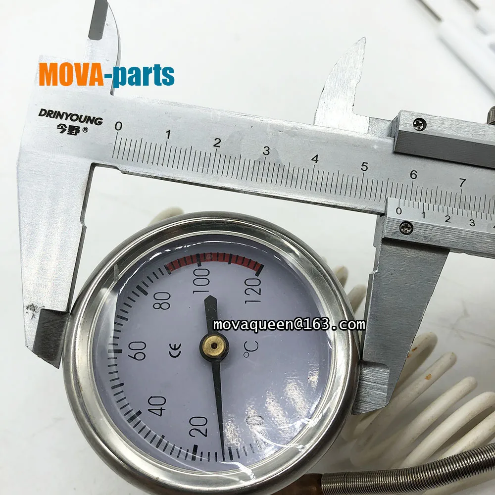 Dishwasher Accessories Boiler 57MM 120 Degrees Water Temperature Gauge For MEIKO HOBART Dishwasher Replace