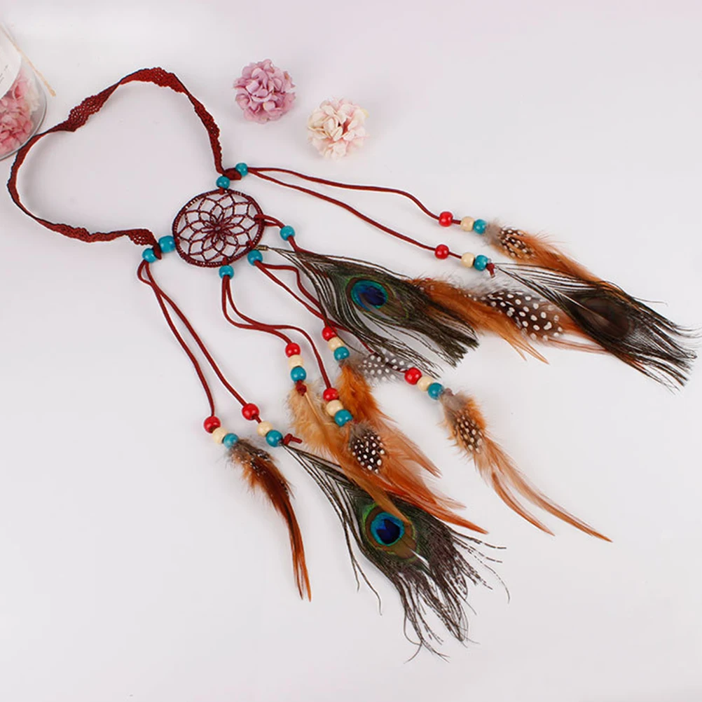 

Застежка для волос, повязка на голову в богемном стиле, украшения «Ловец снов», уникальные модные элегантные тканевые обручи, можно носить на каждый день