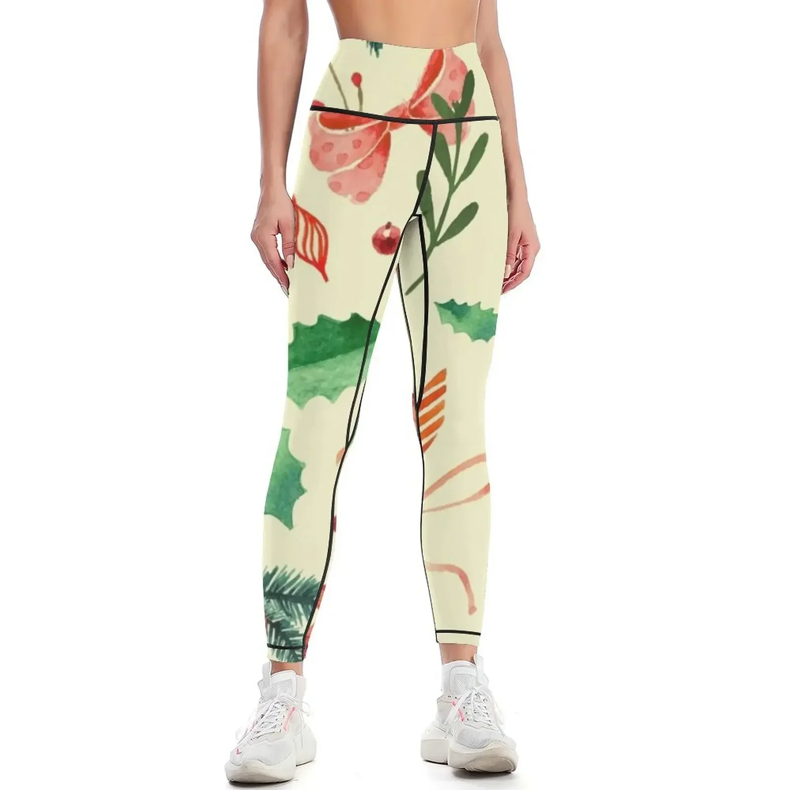

CHRISTMAS Leggings Tight fitting woman sports woman gym sportswear gym fitness set gym Womens Leggings