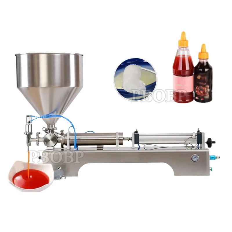 Semi-Automatic Stainless Steel Glass Bottle Wine Filling Machine For Silicone grease oil Beverage Chemical Applications Pouch Ba